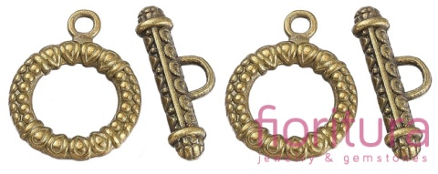 ZAPIĘCIE PRZEKŁADKOWE 23x17,5MM KOLOR STARE ZŁOTO