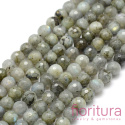 KAMIEŃ NATURALNY LABRADORYT KULA FASETOWANA 8MM SZNUR