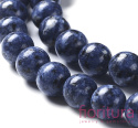 KAMIEŃ NATURALNY LABRADORYT BARWIONY BLUE KULA 8MM SZNUR