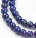 KAMIEŃ NATURALNY LAPIS LAZULI KULA 8MM SZNUR