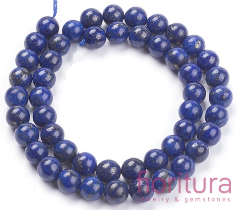 KAMIEŃ NATURALNY LAPIS LAZULI KULA 8MM SZNUR