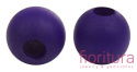 KORALIKI DREWNIANE KULA 16MM KOLOR FIOLETOWY