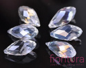 KORALIKI KRYSZTAŁOWE KROPLA FASETOWANA 13x6MM KOLOR CRYSTAL AB