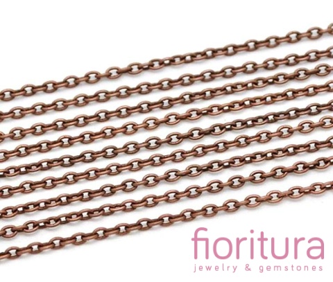 ŁAŃCUSZEK ANKER 2x1,5MM KOLOR MIEDZIANY