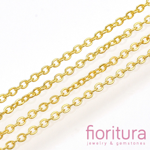 ŁAŃCUSZEK ANKER 2x1,5MM KOLOR ZŁOTY