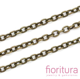 ŁAŃCUSZEK ANKER 3x2MM KOLOR STARE ZŁOTO