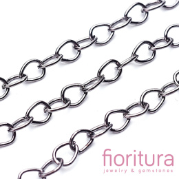 ŁAŃCUSZEK ANKER 5x4MM KOLOR CZARNY