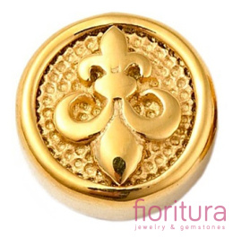 PRZEKŁADKA LILIJKA PASTYLKA 10x6MM KOLOR KOLOR ZŁOTY