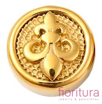 PRZEKŁADKA LILIJKA PASTYLKA 10x6MM KOLOR KOLOR ZŁOTY