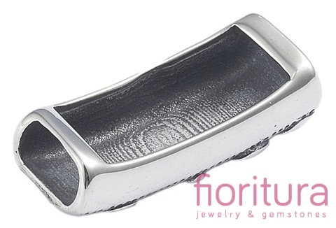 PRZEKŁADKA LILIJKA 27x11x7MM KOLOR STARE SREBRO