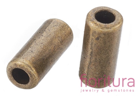 PRZEKŁADKA RURKA GŁADKA 11,5x5MM KOLOR STARE ZŁOTO