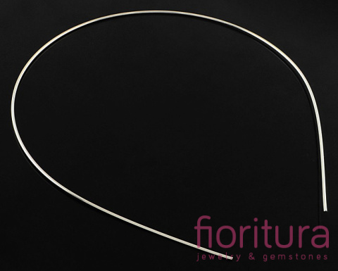 BAZA OPASKI DO WŁOSÓW 120-125MMx1MM KOLOR STARE SREBRO