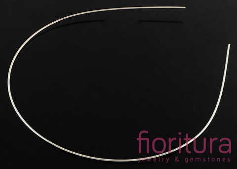 BAZA OPASKI DO WŁOSÓW 120-125MMx1MM KOLOR STARE SREBRO