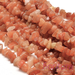 KAMIEŃ NATURALNY AWENTURYN SIECZKA 5-12MM SZNUR