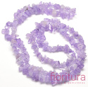 KAMIEŃ NATURALNY AMETYST SIECZKA 5-12MM SZNUR