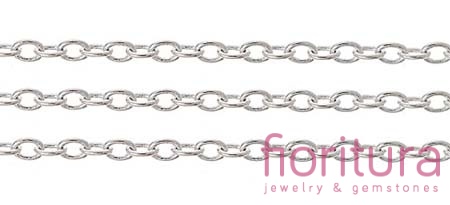 ŁAŃCUSZEK ANKER 4x3MM KOLOR STARE SREBRO