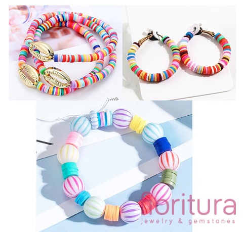 ZESTAW KORALIKÓW HEISHI DYSK 4-5x1MM 10 KOLORÓW 3800-4000 SZT