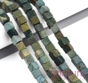 KAMIEŃ NATURALNY  JADEIT SHOUSHAN KOSTKA NIEREGULARNA 6-6,5x6-5,5x6-6,5MM