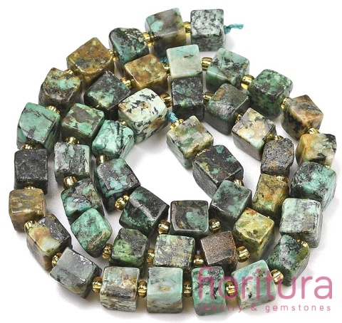 KAMIEŃ NATURALNY TURKUS KOSTKA NIEREGULARNA 6-7,5x6-7,5x6-7,5MM