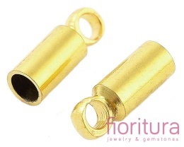 KOŃCÓWKA DO WKLEJANIA 2MM KOLOR ZŁOTY