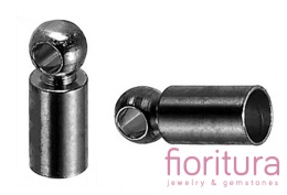 KOŃCÓWKA DO WKLEJANIA 2MM KOLOR CZARNY