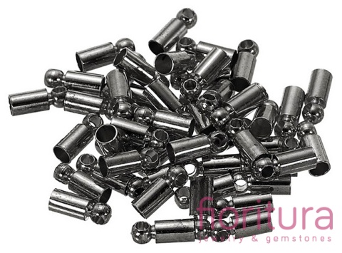 KOŃCÓWKA DO WKLEJANIA 2MM KOLOR CZARNY