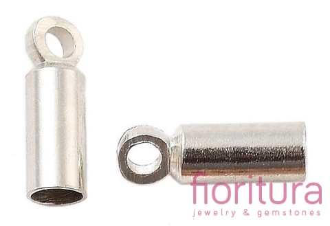 KOŃCÓWKA DO WKLEJANIA 1,5MM KOLOR STARE SREBRO