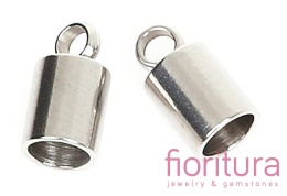 KOŃCÓWKA DO WKLEJANIA 3MM KOLOR STARE SREBRO