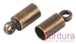 KOŃCÓWKA DO WKLEJANIA 3MM KOLOR STARE ZŁOTO