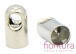 KOŃCÓWKA DO WKLEJANIA 2MM KOLOR STARE SREBRO