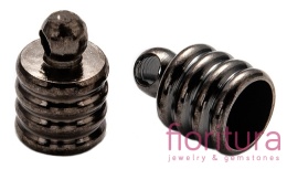 KOŃCÓWKA DO WKLEJANIA 4,5MM KOLOR CZARNY