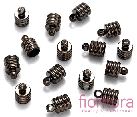 KOŃCÓWKA DO WKLEJANIA 4,5MM KOLOR CZARNY