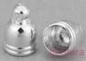 KOŃCÓWKA DO WKLEJANIA 5MM KOLOR SREBRNY