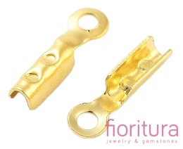 KOŃCÓWKA DO ZACISKANIA 1,2MM KOLOR ZŁOTY