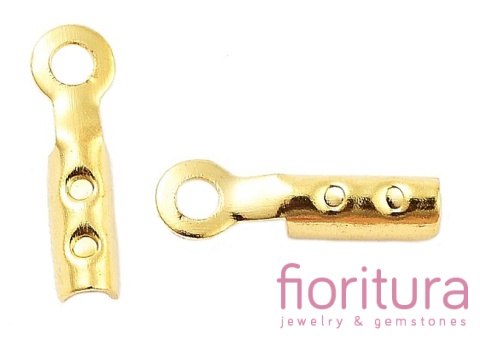 KOŃCÓWKA DO ZACISKANIA 1,2MM KOLOR ZŁOTY