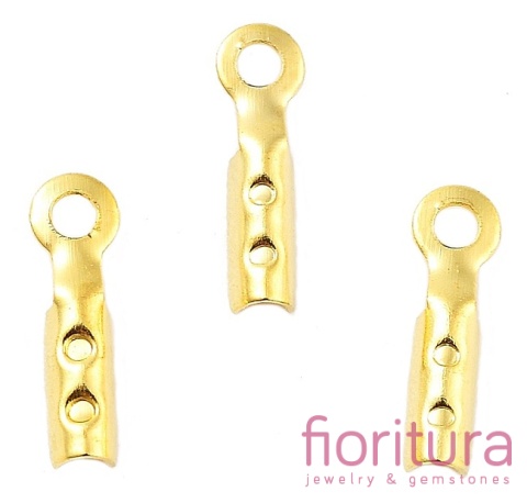 KOŃCÓWKA DO ZACISKANIA 1,2MM KOLOR ZŁOTY