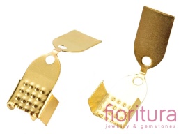 KOŃCÓWKA DO ZACISKANIA 4MM KOLOR ZŁOTY