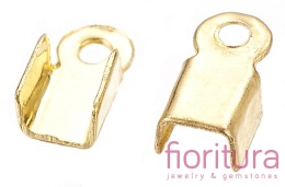 KOŃCÓWKA DO ZACISKANIA 2,5MM KOLOR ZŁOTY