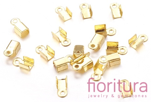 KOŃCÓWKA DO ZACISKANIA 2,5MM KOLOR ZŁOTY