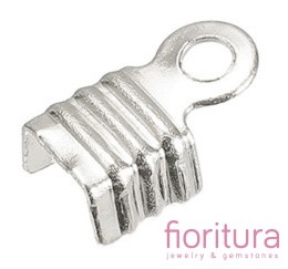 KOŃCÓWKA DO ZACISKANIA 2,5MM KOLOR SREBRNY