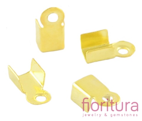 KOŃCÓWKA DO ZACISKANIA 3MM KOLOR ZŁOTY