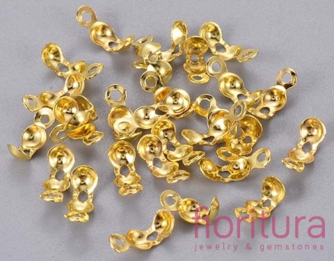 KOŃCÓWKA ŁAPACZKI ŻEŃSKIE 8x4MM KOLOR ZŁOTY