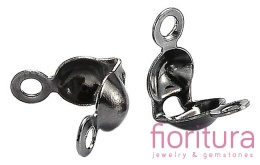 KOŃCÓWKA ŁAPACZKI ŻEŃSKIE 7,5x4MM KOLOR CZARNY
