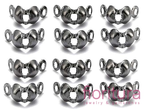 KOŃCÓWKA ŁAPACZKI ŻEŃSKIE 7,5x4MM KOLOR CZARNY