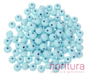 KORALIKI DREWNIANE KULA 8MM KOLOR LIGHT SKY BLUE