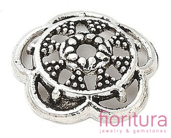 NAKŁADKA OZDOBNA 12,5x2,5MM KOLOR STARE SREBRO