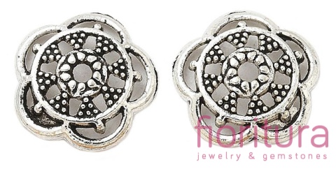 NAKŁADKA OZDOBNA 12,5x2,5MM KOLOR STARE SREBRO