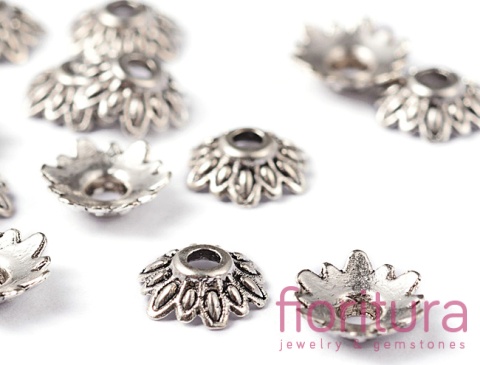 NAKŁADKA OZDOBNA 8x2,5MM KOLOR STARE SREBRO