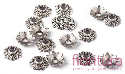 NAKŁADKA OZDOBNA 8x2,5MM KOLOR STARE SREBRO