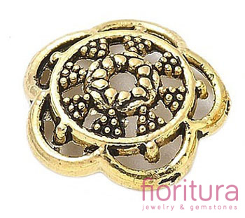 NAKŁADKA OZDOBNA 12,5x2,5MM KOLOR ANTYCZNE ZŁOTO